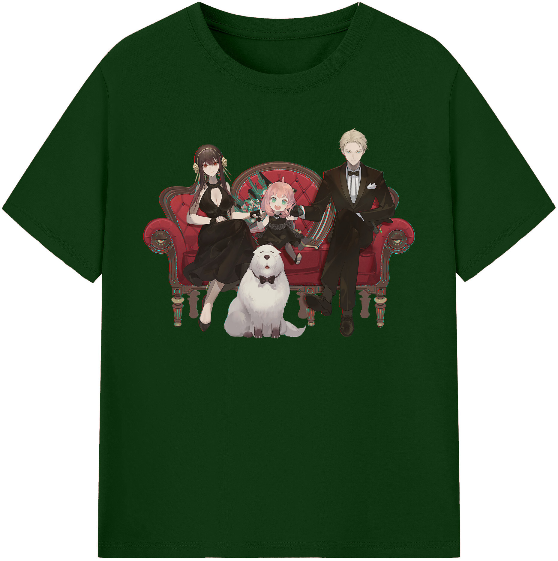 （画像用） SPY×FAMILY间谍家家酒 綿100％半袖Tシャツ（フロントプリント）